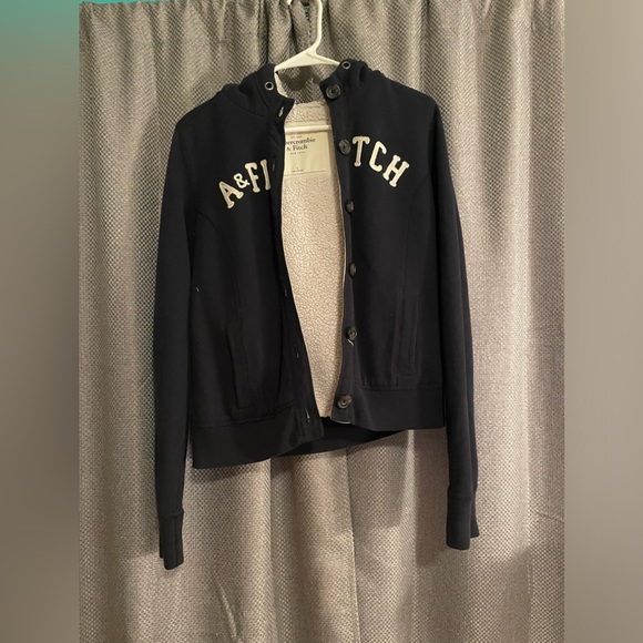 Abercrombie and Fitch Hooded Button Up Jacket - Picture 2 of 5